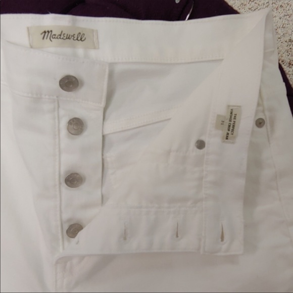 HP🎉 Madewell / The Perfect Vintage Crop Jean Button-Front Edition - Picture 8 of 8